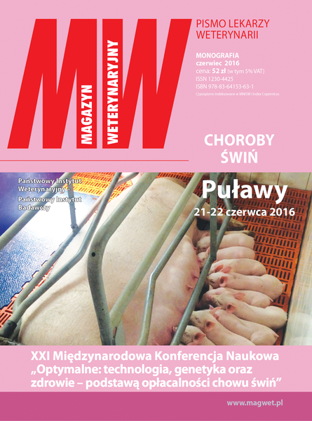 Monografia okladka choroby swin 2016