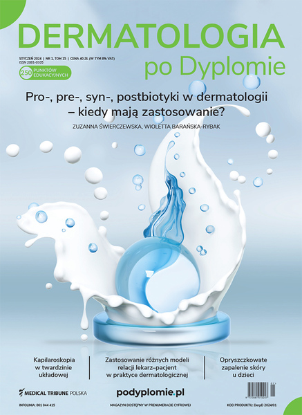  dermatologia 1 15 %e2%80%93 styczen 2024 okladka druk 1